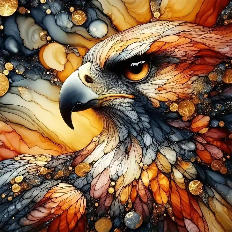 Malen Nach Zahlen - Adler