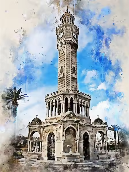 Malen Nach Zahlen - New Yorker Uhrturm