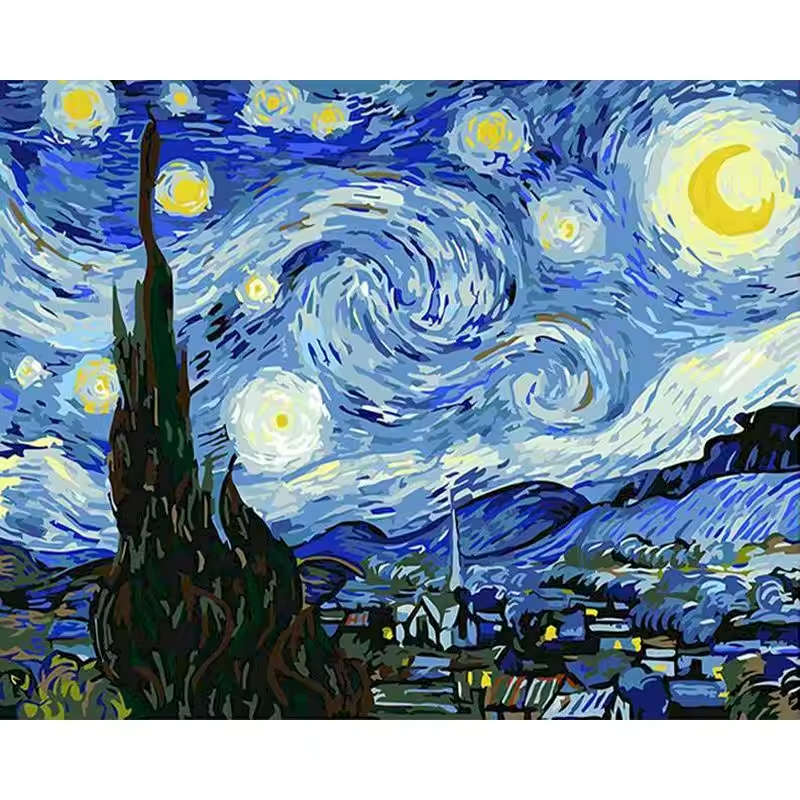 Malen Nach Zahlen - Sternennacht