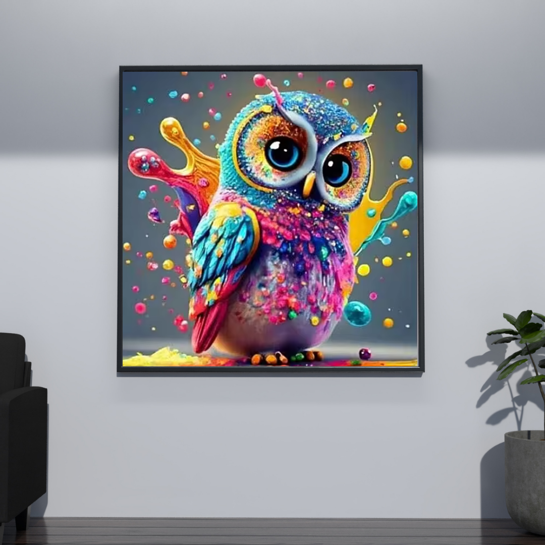 Malen Nach Zahlen - Bunte Eule