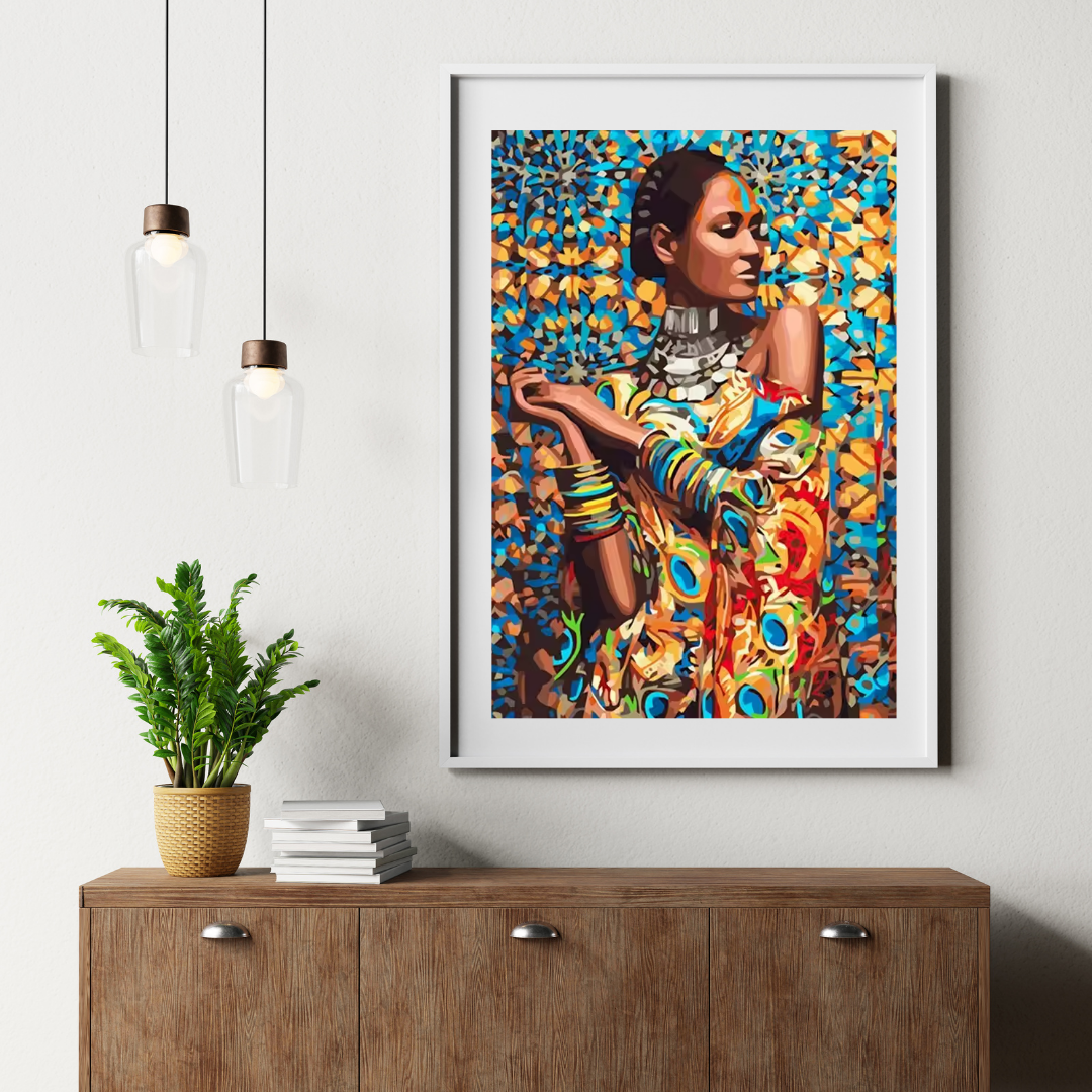 Malen Nach Zahlen - Die Agyptische Frau