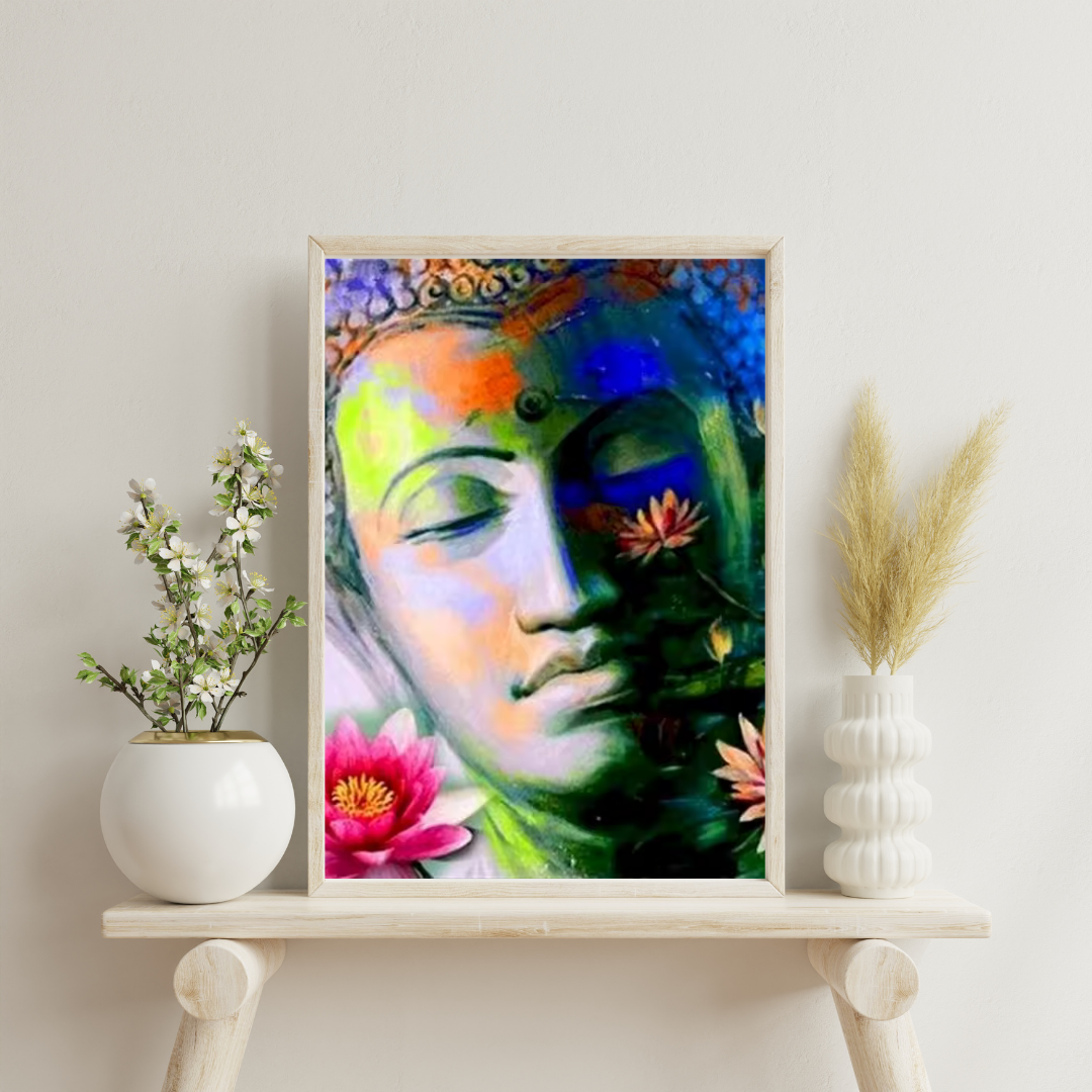 Malen Nach Zahlen - Meditierender Buddha II