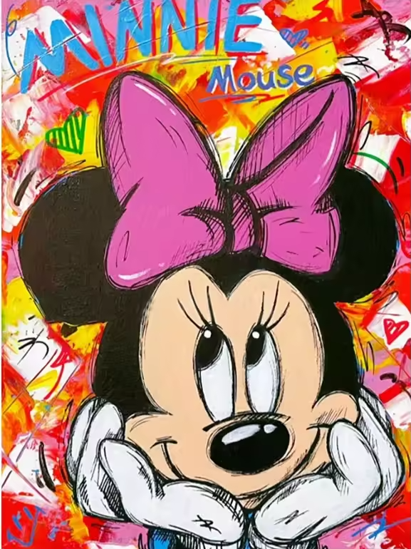 Malen Nach Zahlen - Minnie Mouse