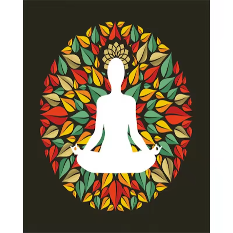 Malen Nach Zahlen - Weiße Buddha Statue