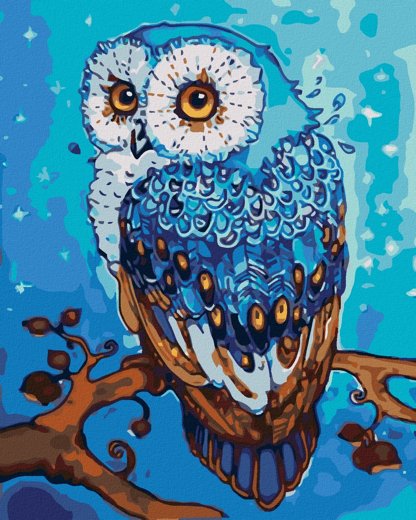 Malen Nach Zahlen - Blaue Säule