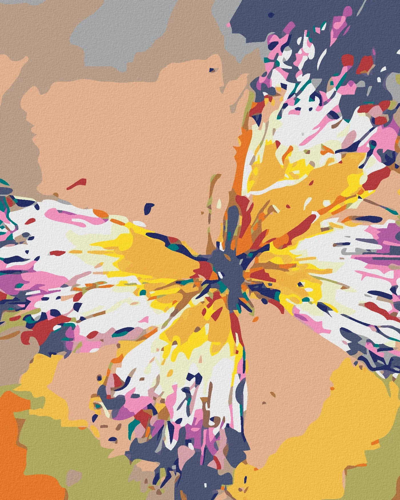 Malen Nach Zahlen - Bunter Schmetterling