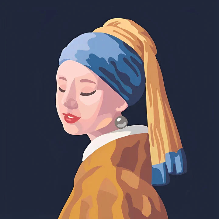 Malen Nach Zahlen - Mädchen im Dunkeln