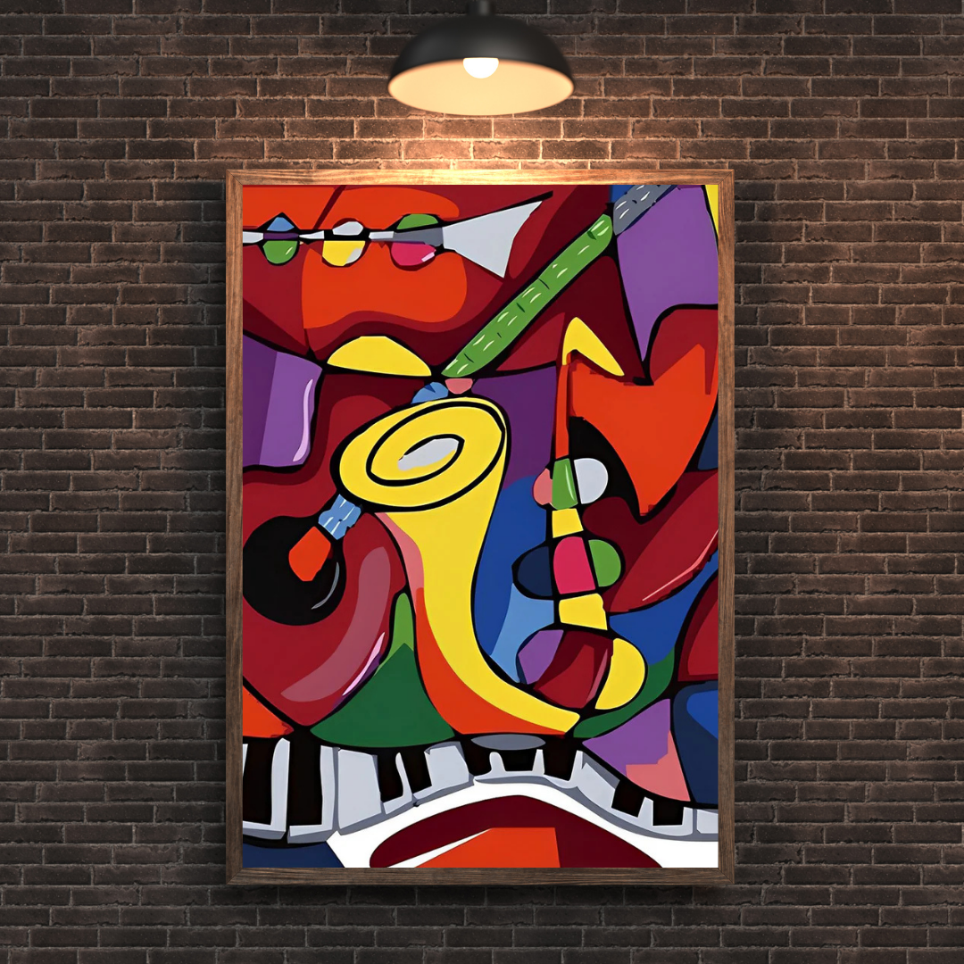 Malen Nach Zahlen - Abstraktes Instrument