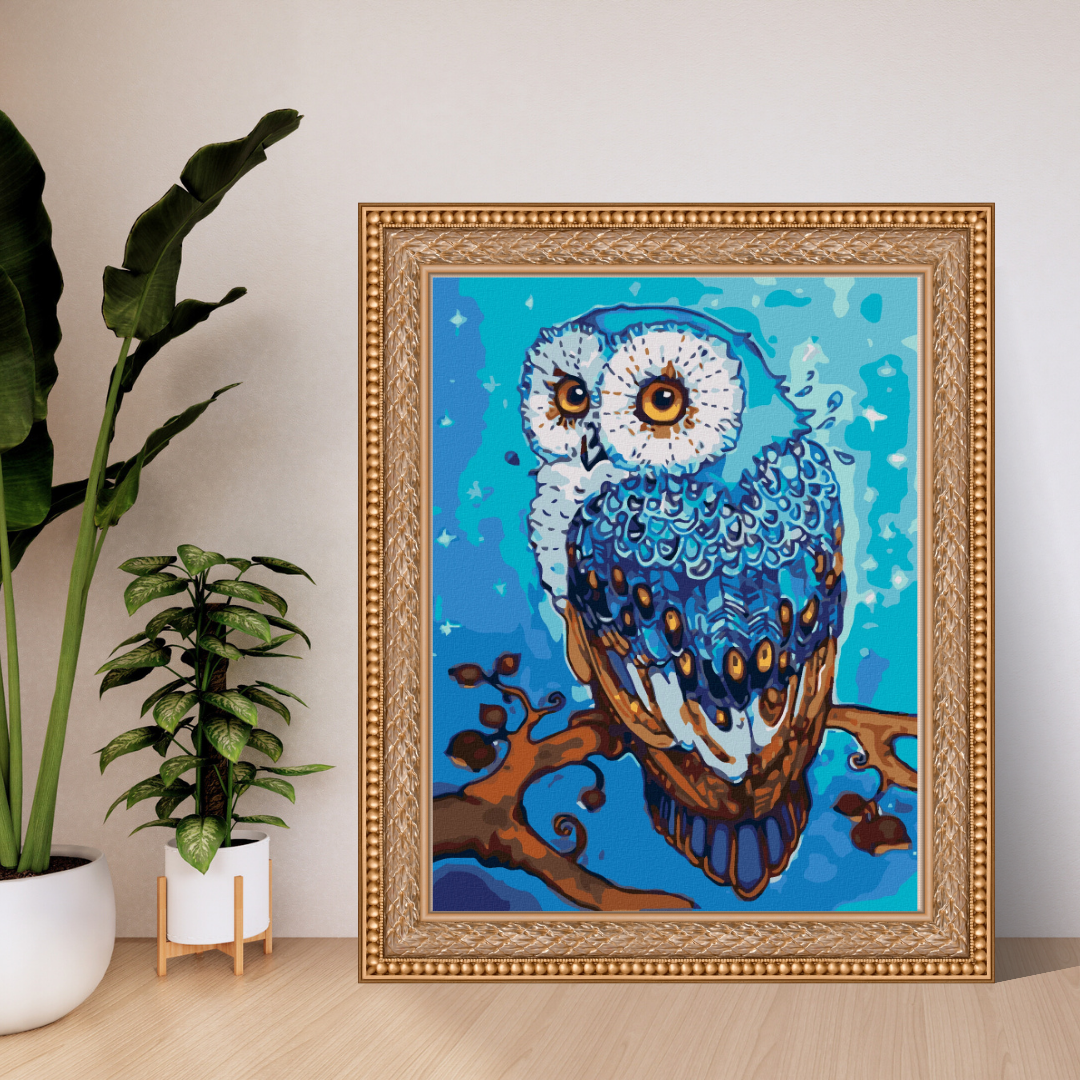 Malen Nach Zahlen - Blaue Säule