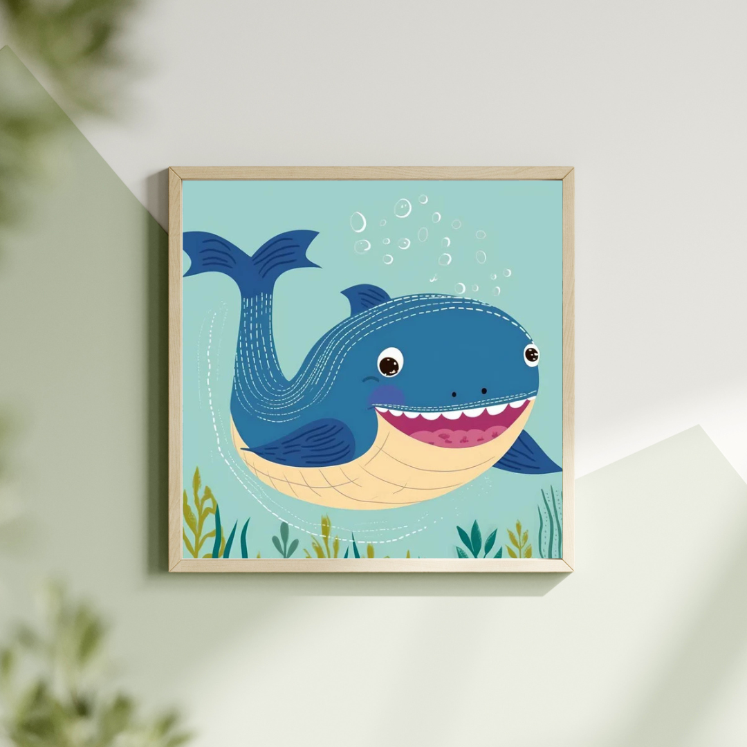 Malen Nach Zahlen - Blauer Hai