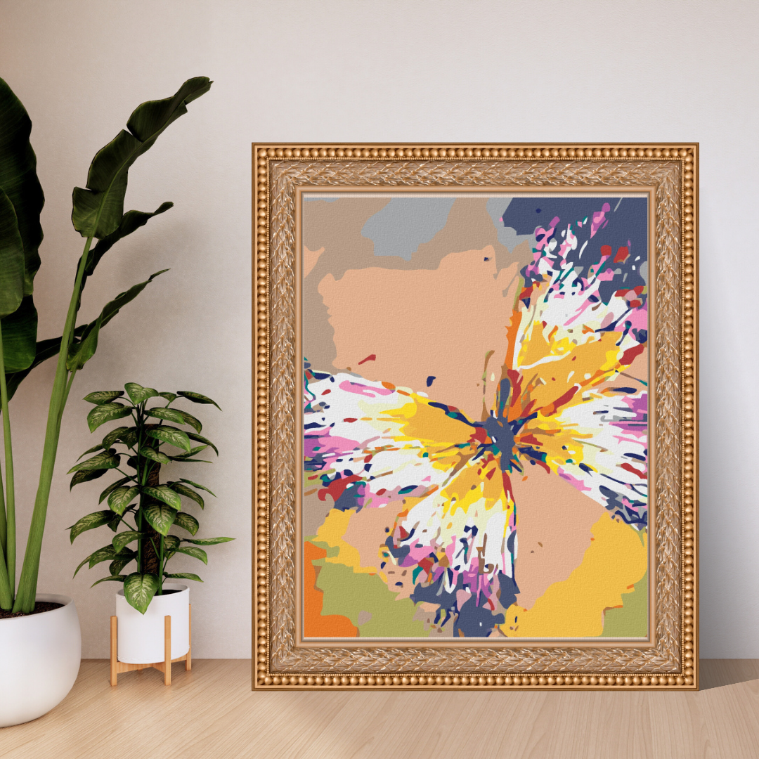 Malen Nach Zahlen - Bunter Schmetterling