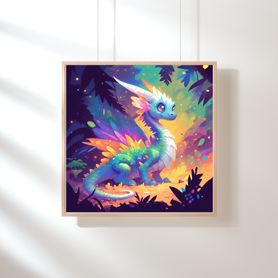 Malen Nach Zahlen - Cartoon Grüner