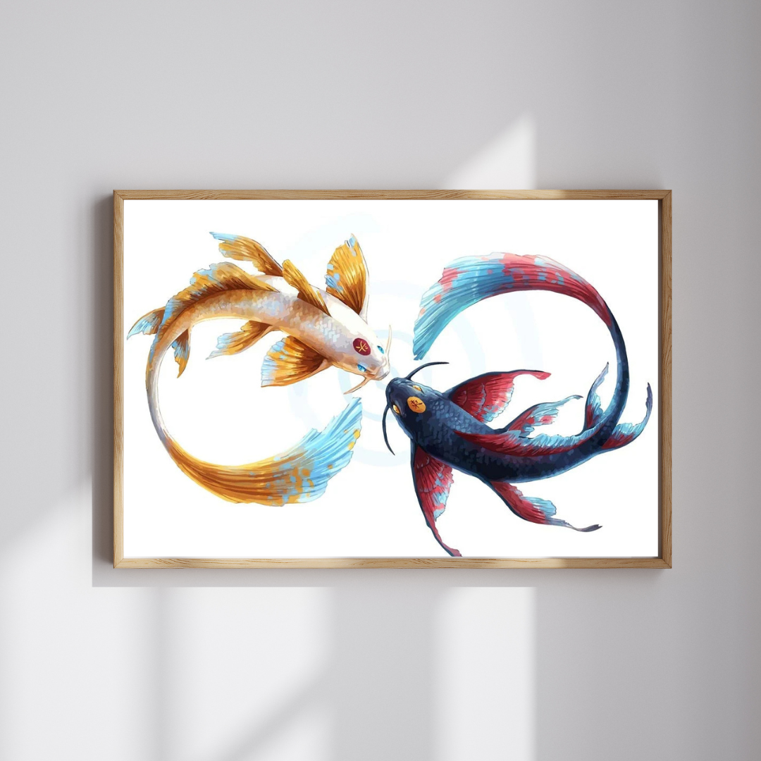 Malen Nach Zahlen - Ewige Bindung Koi