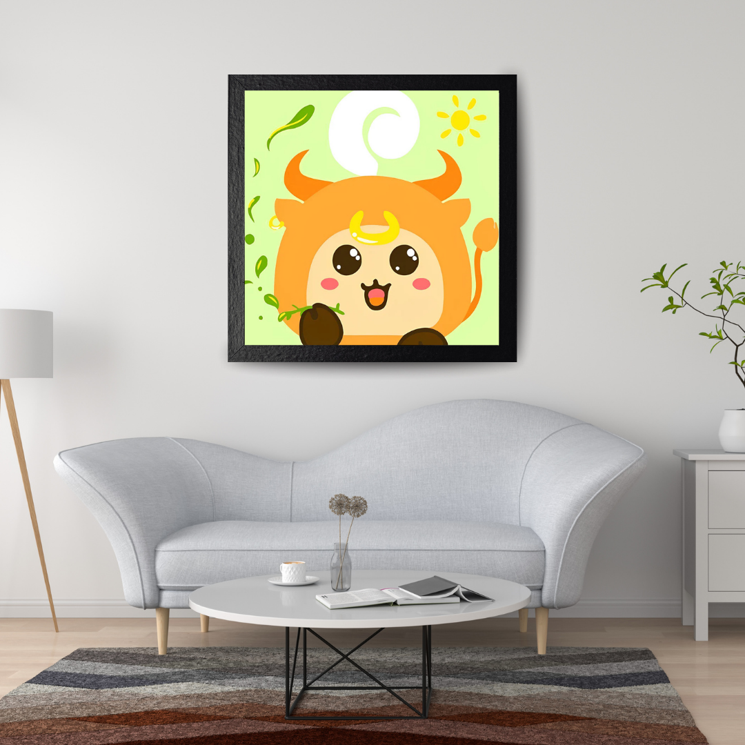 Malen Nach Zahlen - Süßer Cartoon Löwe