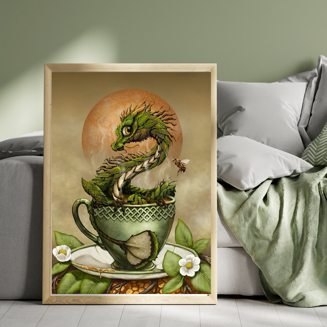 Malen Nach Zahlen - Süßer Drache in der Tasse