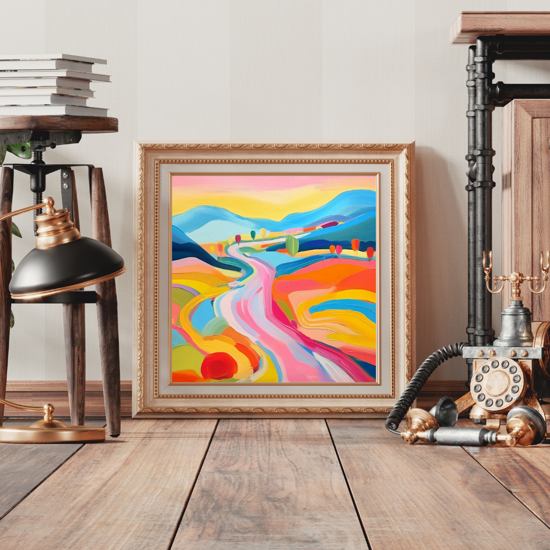 Malen Nach Zahlen - Schöne farbige Natur