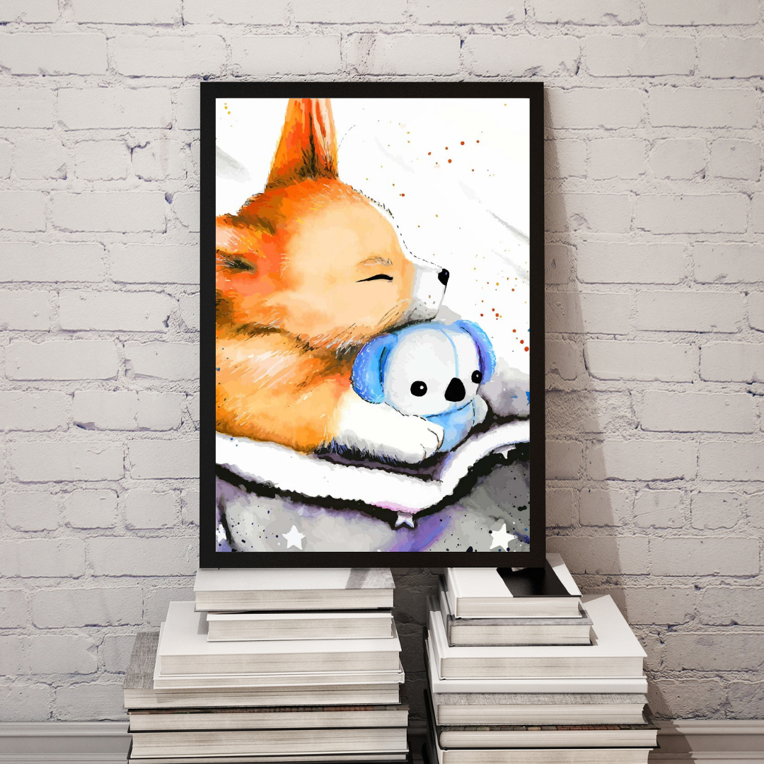 Malen nach Zahlen - Corgi - by Tiny Tami