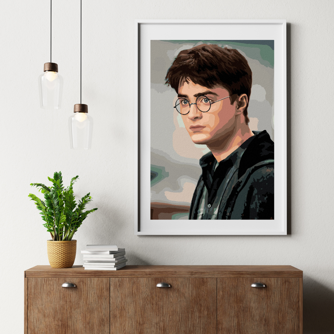 Malen nach Zahlen - Das Porträt von Harry Potter