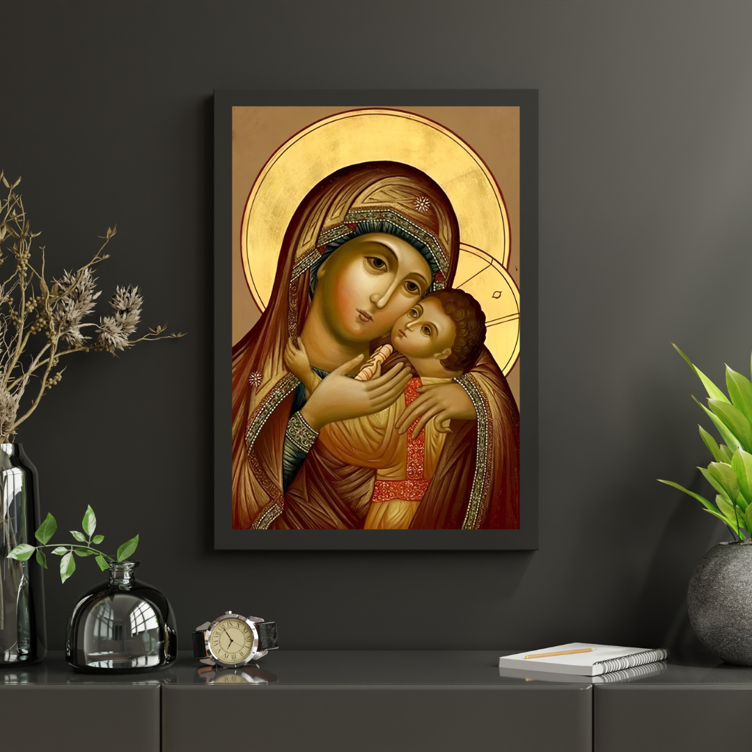 Malen nach Zahlen - Die Jungfrau Maria und Jesus