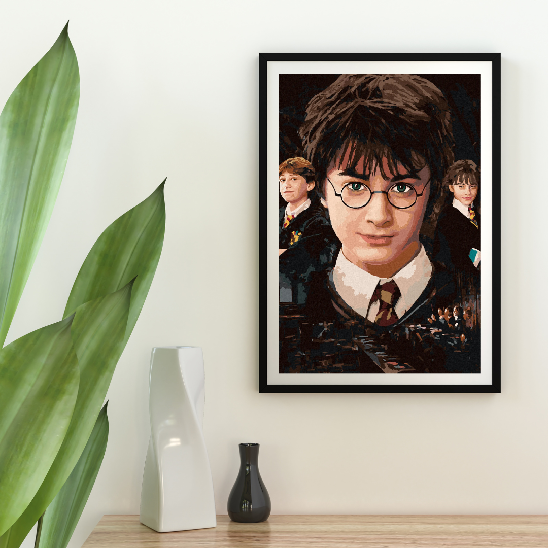 Malen nach Zahlen - Harry Potter Hermine Und Ron