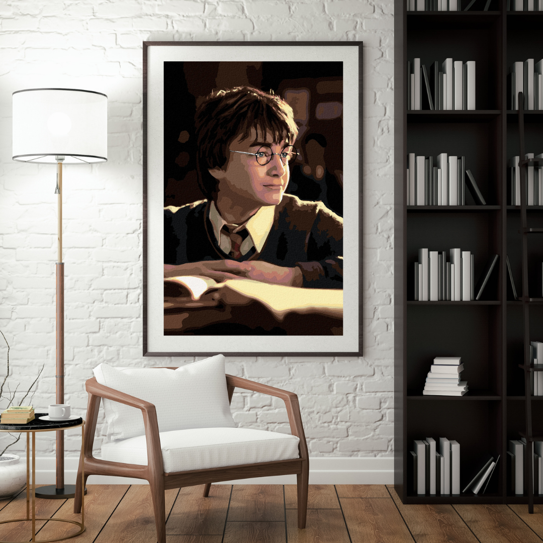 Malen nach Zahlen - Harry Potter Mit Einem Buch