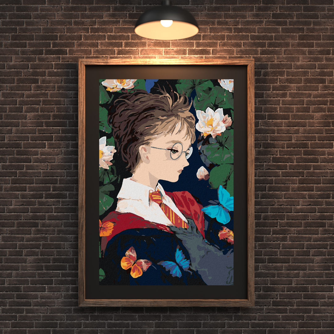 Malen nach Zahlen - Harry Potter und der Schmetterling