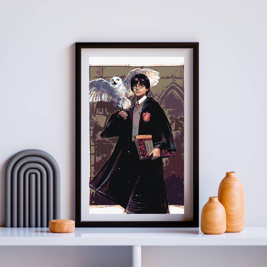 Malen nach Zahlen - Harry Potter und die Eule