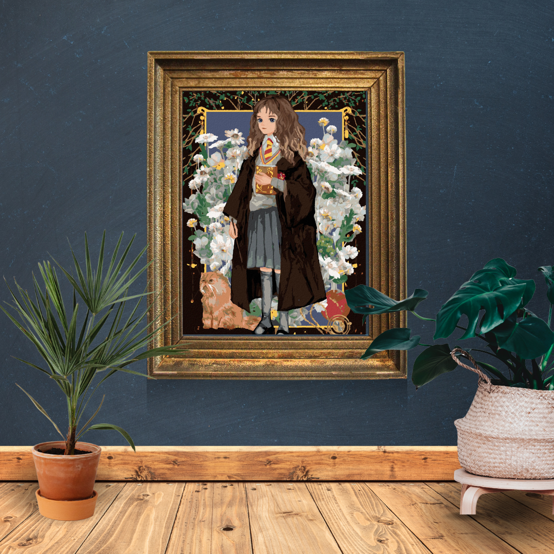 Malen nach Zahlen - HermineUnd Krummbein Zwischen Den Blumen