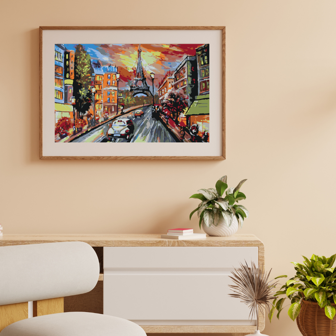 Malen nach Zahlen - Paris in Farben