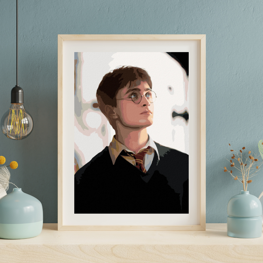 Malen nach Zahlen - Porträt Von Harry Potter