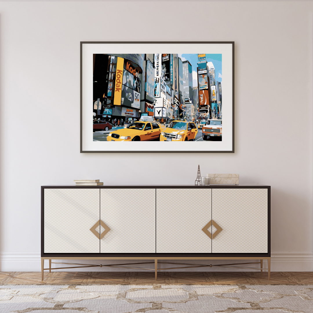 Malen nach Zahlen - Straße in New York