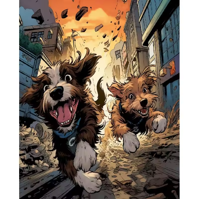 Malen Nach Zahlen - Die Eile Des Hundes