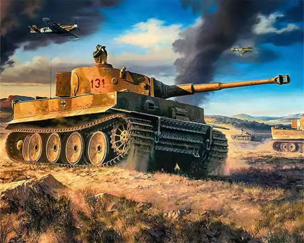 Malen Nach Zahlen - Panzer Und Kampfjets