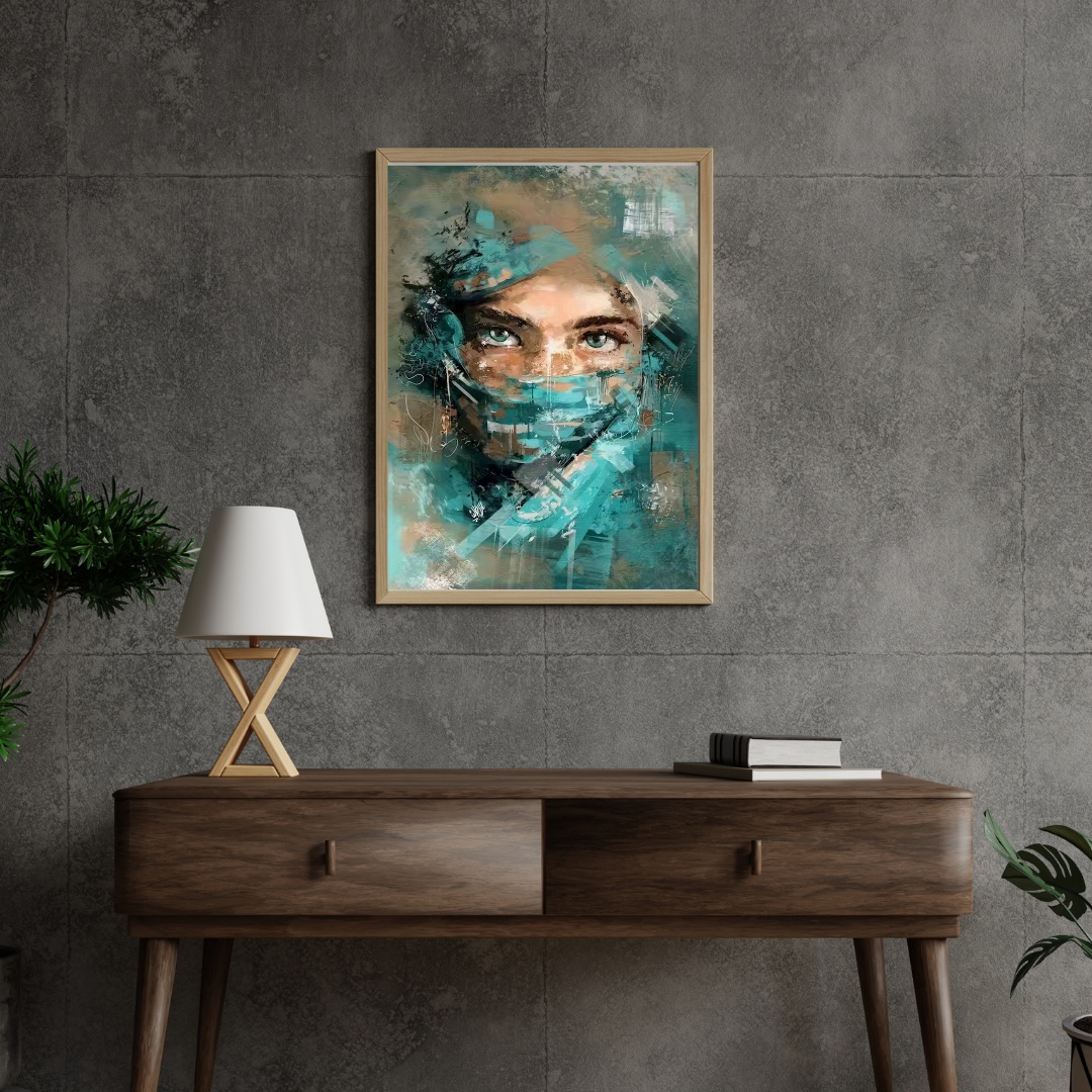 Malen Nach Zahlen - Das Geheimnisvolle Gesicht