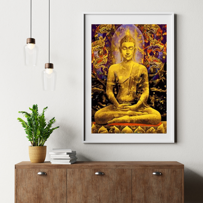 Malen Nach Zahlen - Golden Buddha II