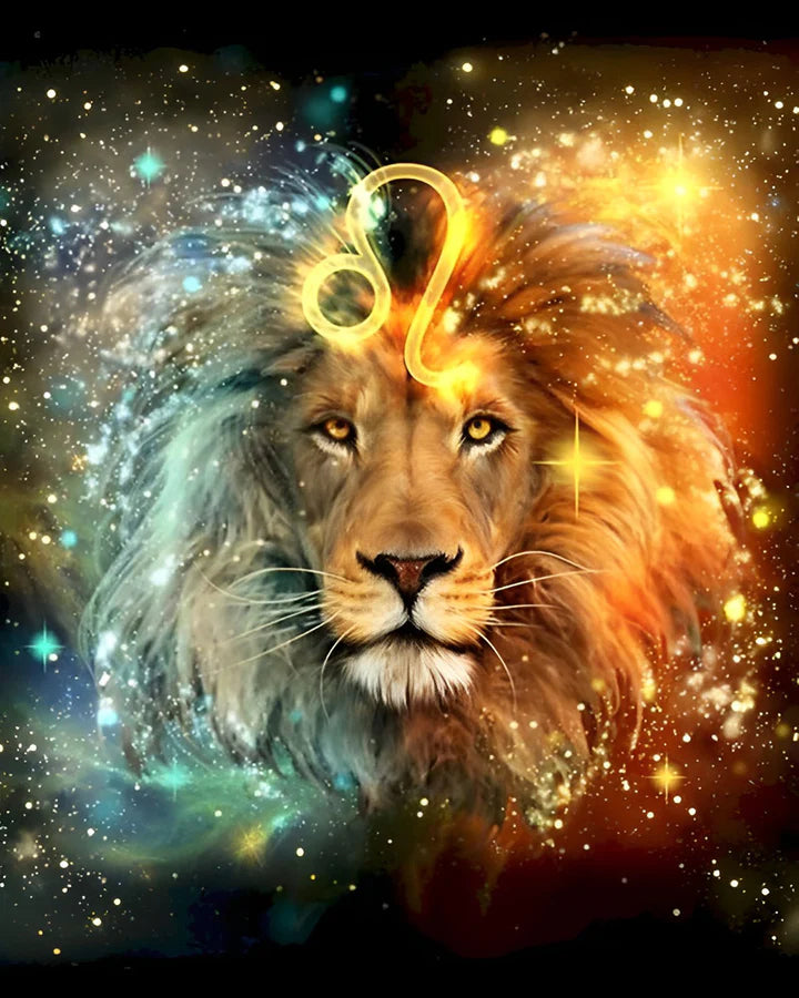 Malen Nach Zahlen - Sternbild Löwe