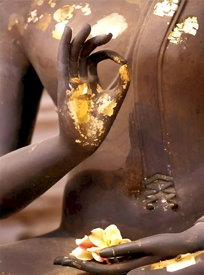 Malen nach Zahlen - Antike Buddha-Statue