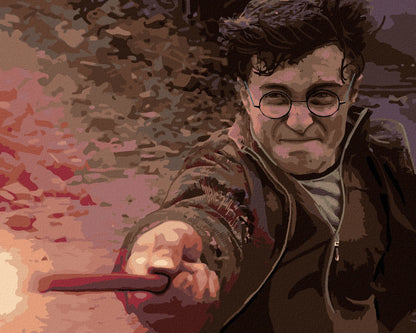 Malen nach Zahlen - Harry Potter Im Duell Mit Voldemort