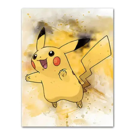 Malen nach Zahlen - Pikachu mit Donnerblitz