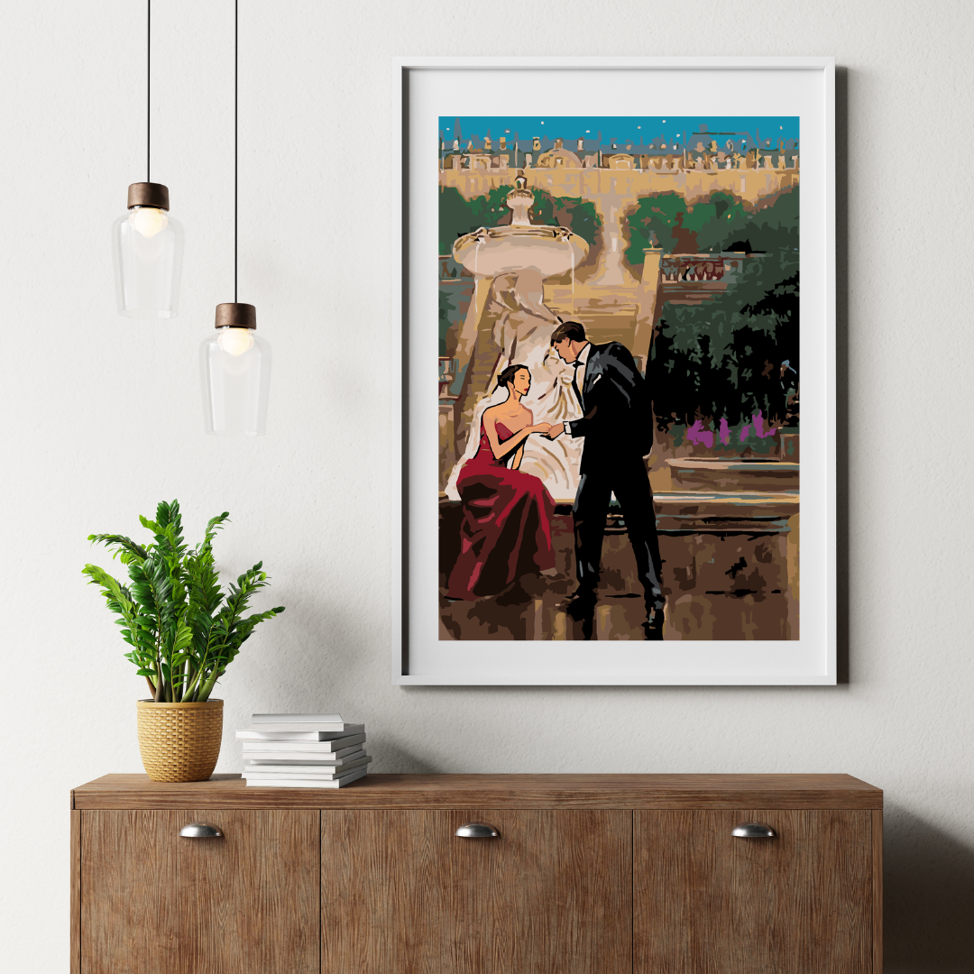 Malen nach Zahlen - Rendezvous Vor Der Fontäne