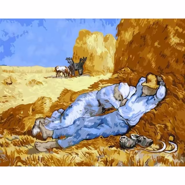 Malen nach Zahlen - Van Gogh Der Mittagsschlaf