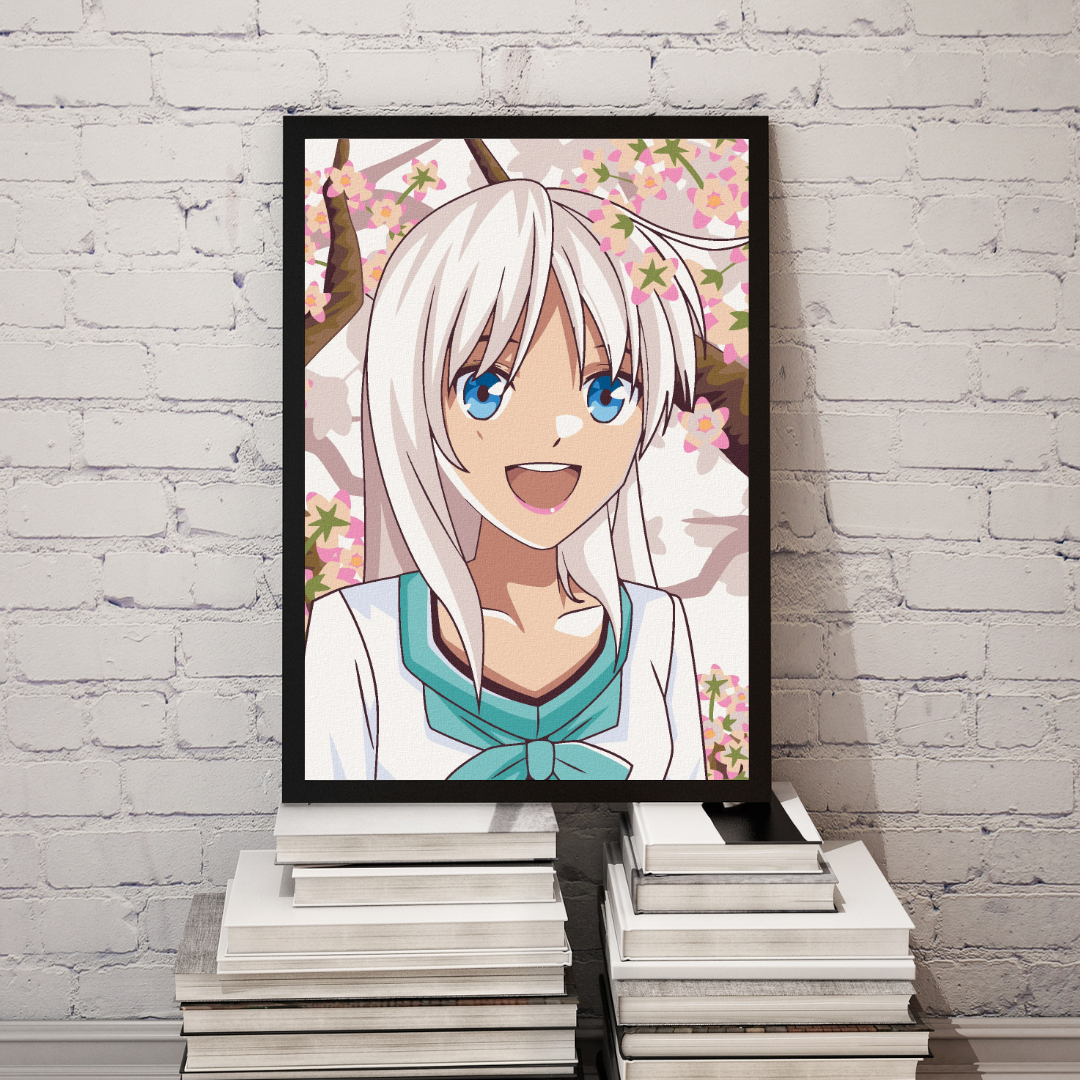 Malen nach Zahlen - Anime Girl Bei Einem Baum