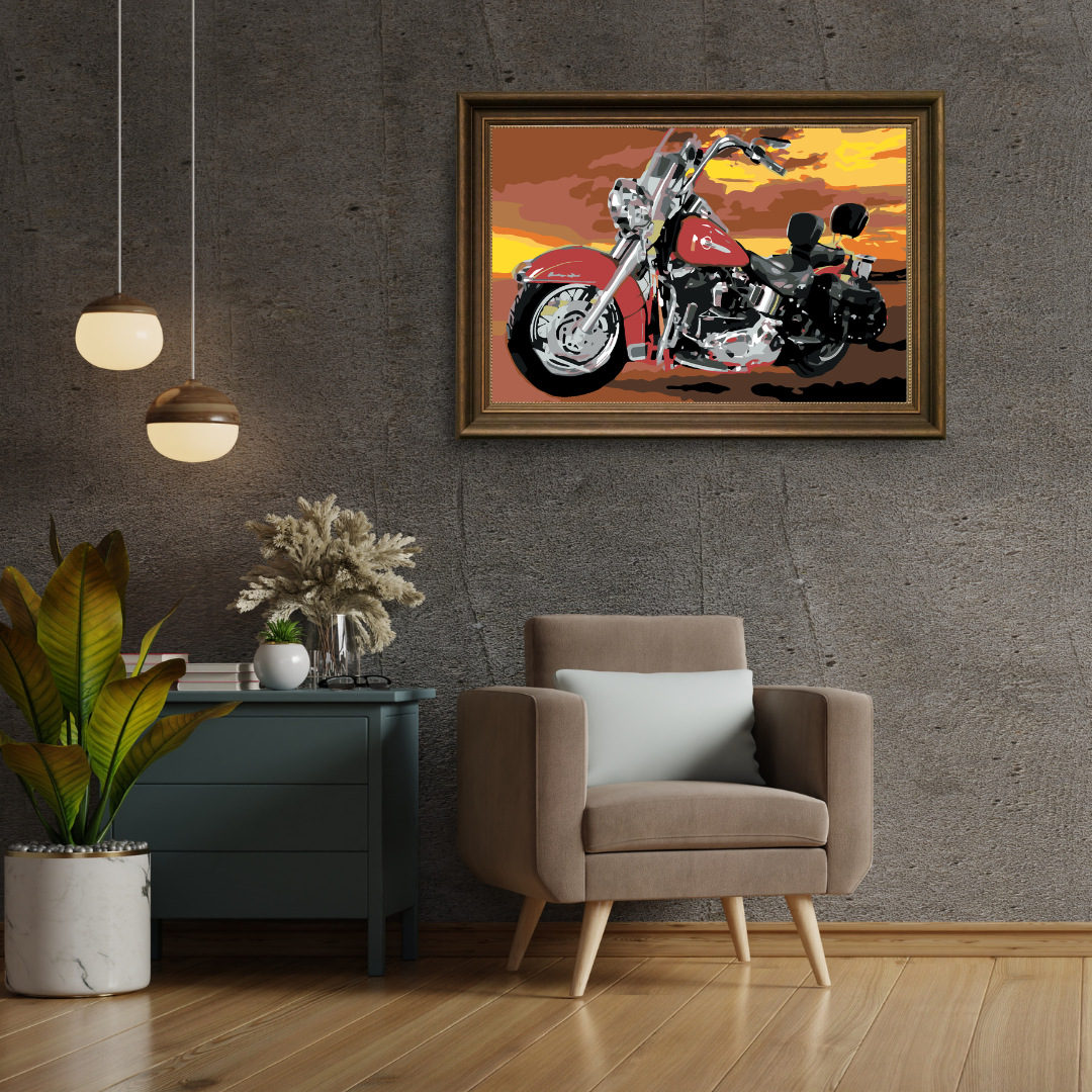 Malen nach Zahlen - Bereit Für Die Fahrt