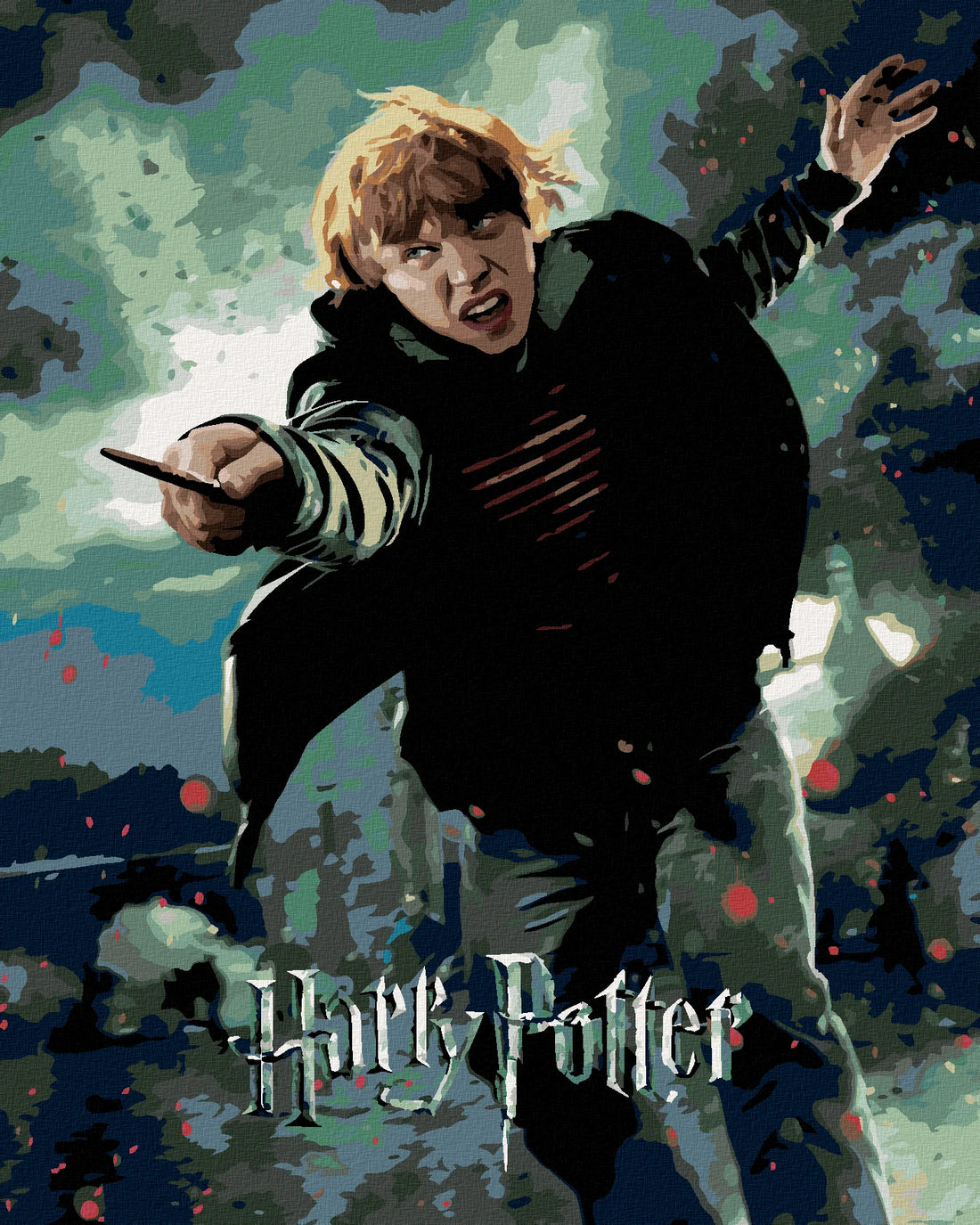 Malen nach Zahlen - Harry Potter Und Die Reliquie Des Todes Poster - Ron