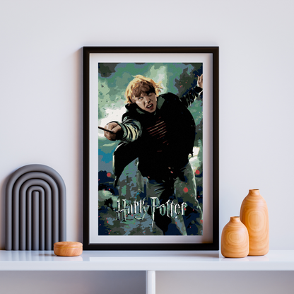 Malen nach Zahlen - Harry Potter Und Die Reliquie Des Todes Poster - Ron