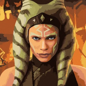 Malen Nach Zahlen Ahsoka Tano