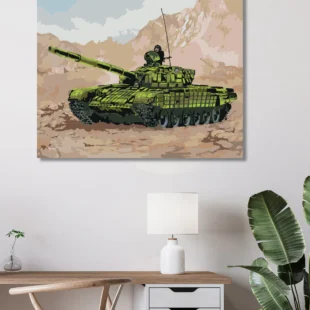 Malen Nach Zahlen Die Panzer Auf Dem Schlachtfeld