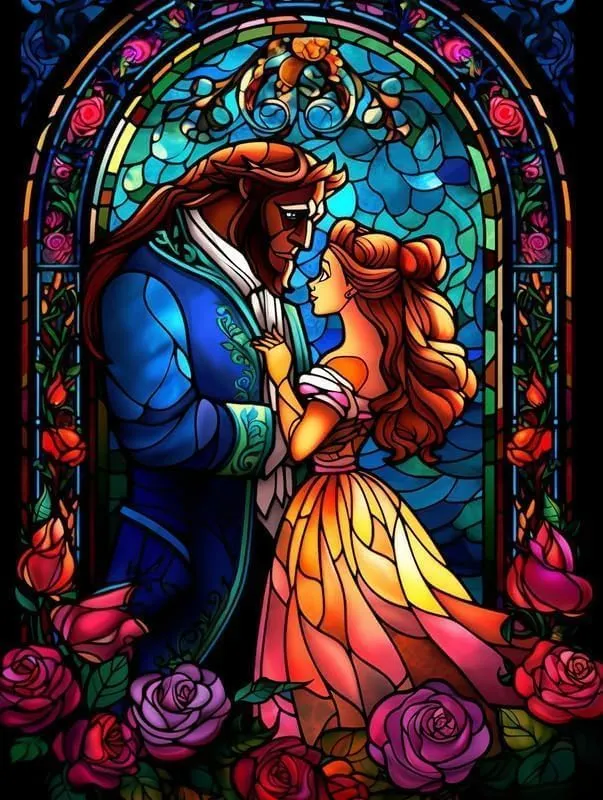 Malen Nach Zahlen Die Schone Und Das Biest