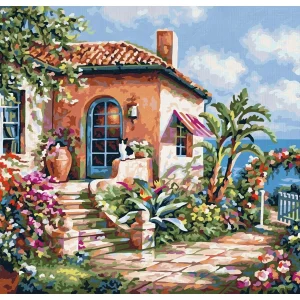 Malen Nach Zahlen Haus Am Meer