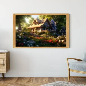 Malen Nach Zahlen Haus Im Wald